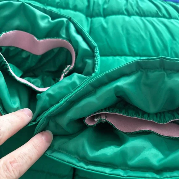 Mini Boden Green Overalls with Rainbow Accents - Picture 6 of 6